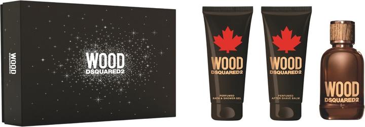 Dsquared2 Dsquared² Wood pour Homme Christmas 2024 Eau de Toilette / Bath Shower Gel / After Shave Balm (Parfum Set)