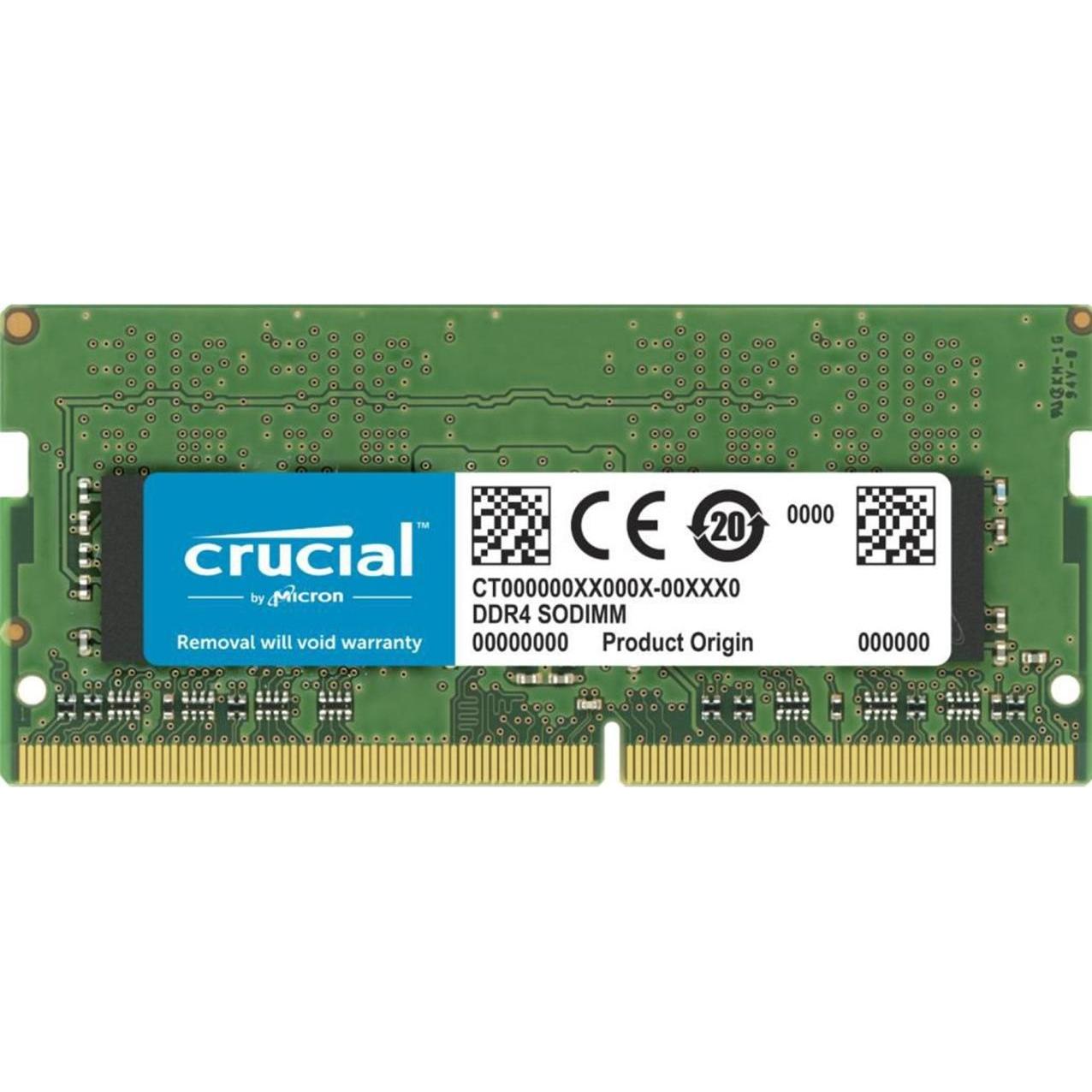 Crucial Laptop Memory (2 x 32GB, 3200 MHz, DDR4-RAM, SO-DIMM), RAM, Grün