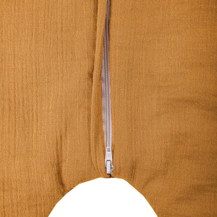 Actual product image Julius Zöllner Jumper muslin sleeping bag, cinnamon (84 cm, 2.5 TOG, Summer)