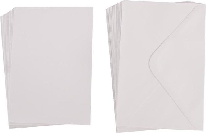 Rayher Card set B6, FSC Mix Credit, white, 30 pieces (30 pcs.)