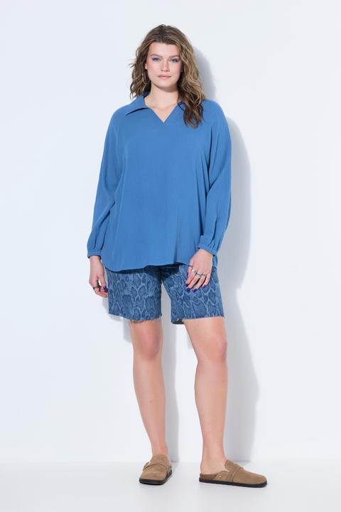 Immagine prodotto Studio Untold Musselin Tunika, weiter Raglan-Langarm (54)