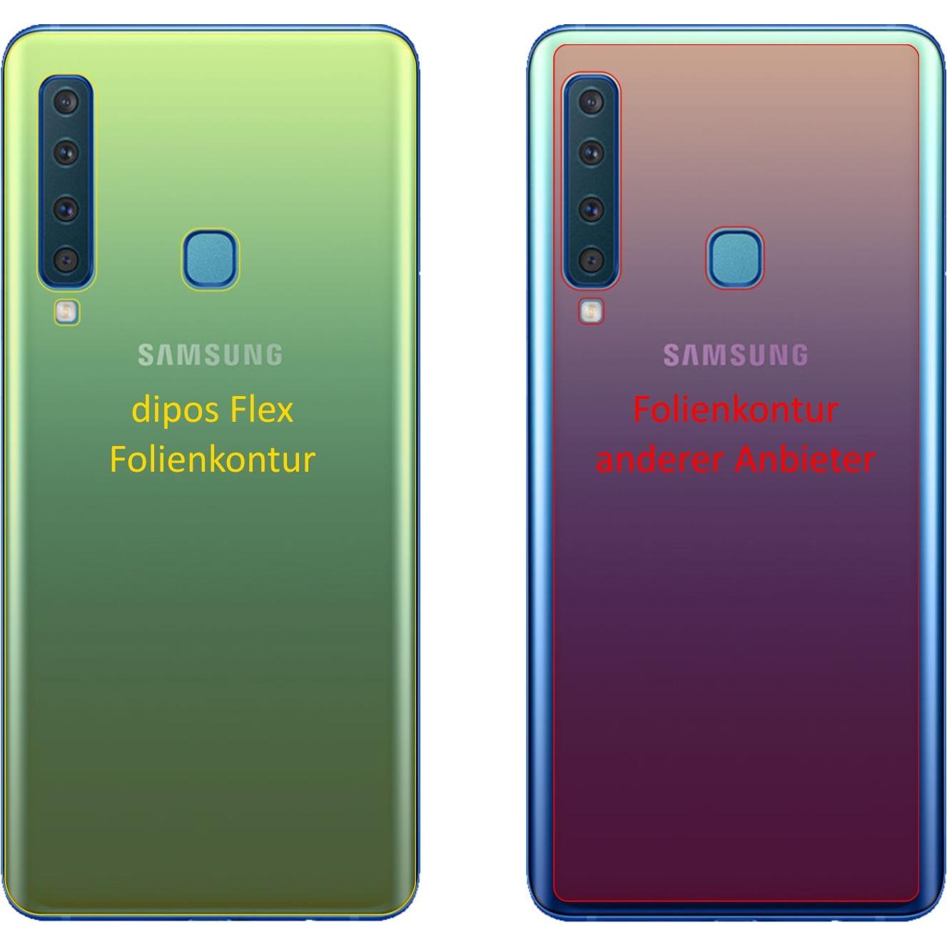 Thumbnail - Dipos Displayschutzfolie Full-Cover 3D (2 Stück, Samsung Galaxy A9 (2018)), Smartphone Schutzfolie, Transparent