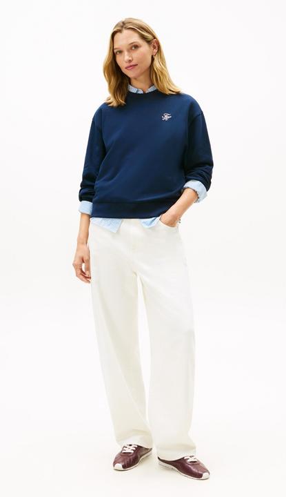 Image du produit Tommy Hilfiger Pullover Sweatshirt Damen TH Script REG Terry SWTSHRT WW0WW49418 (XS)