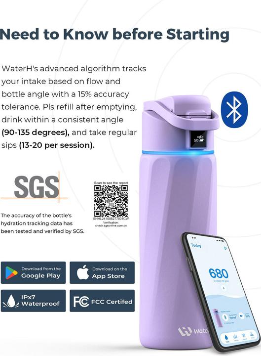 Productafbeelding WaterH BOOST - Chug Lid - Black (24oz./710ml) (0.71 l)