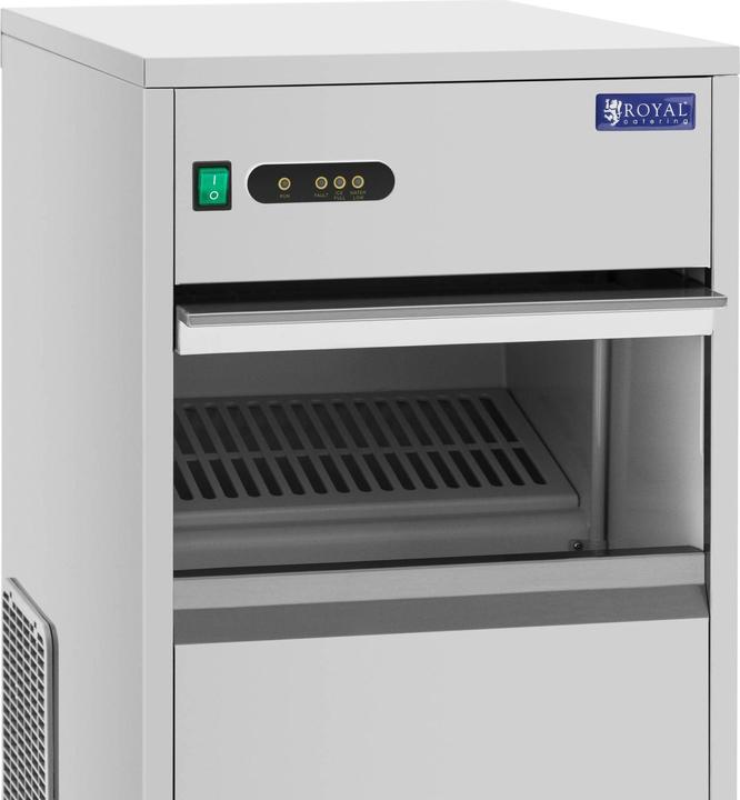 Produktbild Royal Catering Gastro Eiswürfelmaschine Eiswürfelbereiter Icecubemaker 50kg/24h Edelstahl