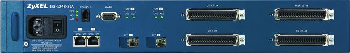 Produktbild Zyxel IES-1248-51A IP Dslam Gehärteter ADSL 2+ Mini-IP-DSLAM, 48 ADSL2+ Ports