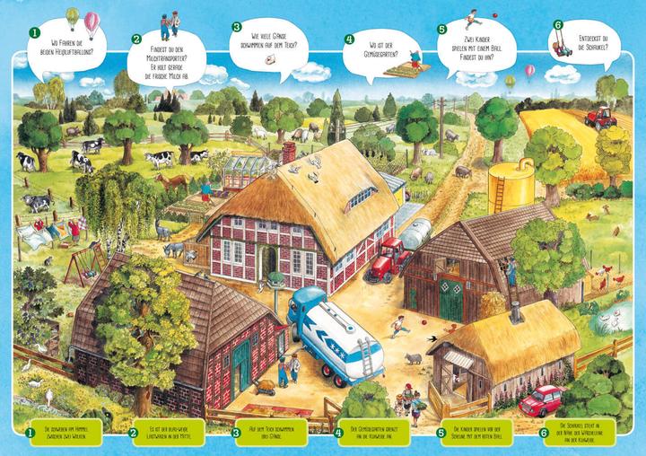 Actual product image Das Wimmelbuch vom Bauernhof (German, Anne Suess, 2022)