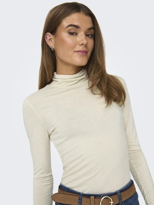 Actual product image Only High Neck Top with Long Sleeves (3XL)