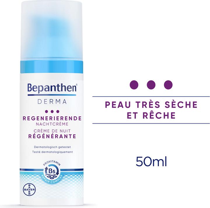 Produktbild Bepanthen Derma Regenerierende Nachtcrème (50 ml, Nachtcreme)