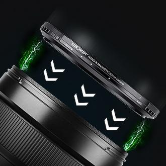 Productafbeelding K&F Concept Concept Nano X No Fork ND8-128 magneetfilter - 72 mm (72 mm, ND / grijsfilter)