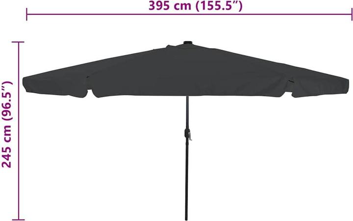 Image du produit vidaXL Garten-Sonnenschirm (3.95 m)