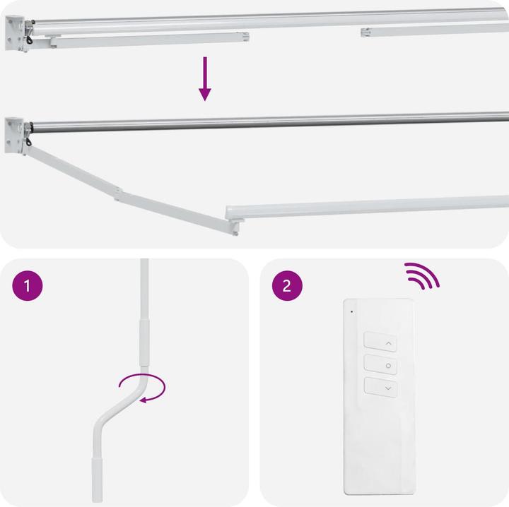 Produktbild vidaXL Elektrische Markise (2.50 m)
