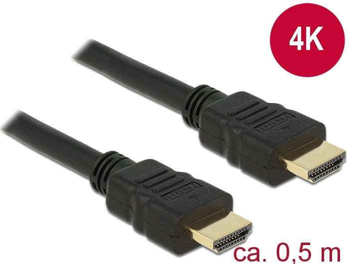 Productafbeelding Delock HDMI (Type A) - HDMI (Type A) (0.50 m, HDMI)