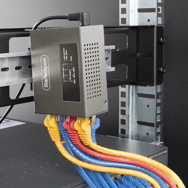 Produktbild StarTech COM 4-Port Multi-Gigabit PoE++ Injector 5/2.5G Ethernet NBASE-T PoE/PoE+/PoE++ 802.3af/802. (802.3bt (PoE++), 802.3af (PoE), 802.3at (PoE+), 160 W)