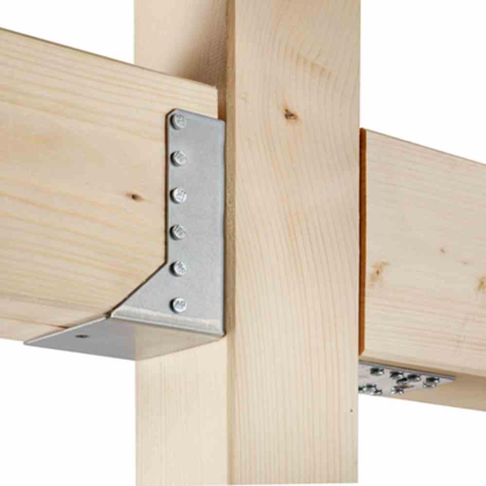 Thumbnail - Alberts, Baubeschläge + Holzverbinder, Balkenschuh 80 x 120 mm, Typ B, sendzimirverzinkt, 1 Stck (Balkenschuh, 1 Stk.)