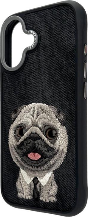 Produktbild Nimmy Etui Big Eyed Pet 2.0 Dog do iPhone 17 czarny (Apple iPhone 17)