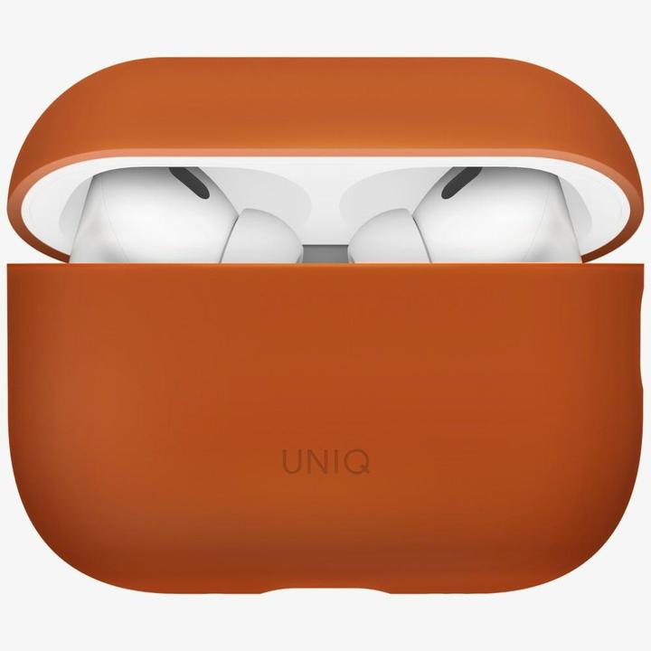 Actual product image Uniq Case Lino for AirPods Pro 3 gen Silicone orange (Headphone sleeve)