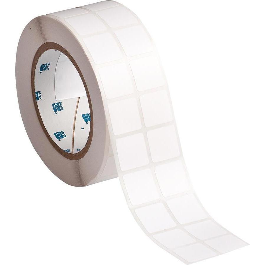 Brady, Etiketten, THT-141-481-3, Polyester, Weiss, matt, 22.86 x 22.86 mm, permanent, 2-bahnig (3000 E.)