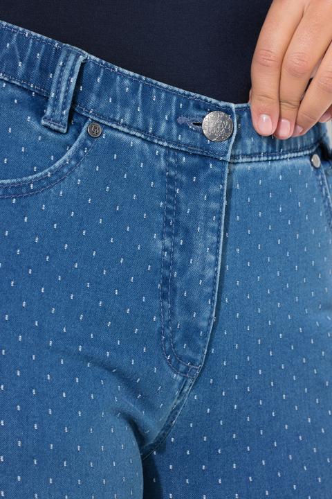 Produktbild Ulla Popken Jeans Sarah, Punkte, schmales, konisches Bein (56)