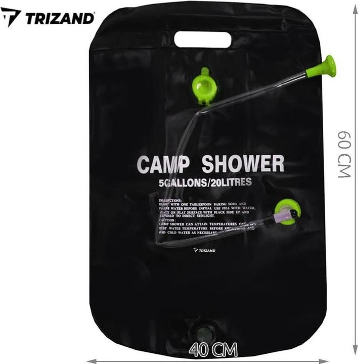 Produktbild Trizand Campingdusche mit Solarerwärmung