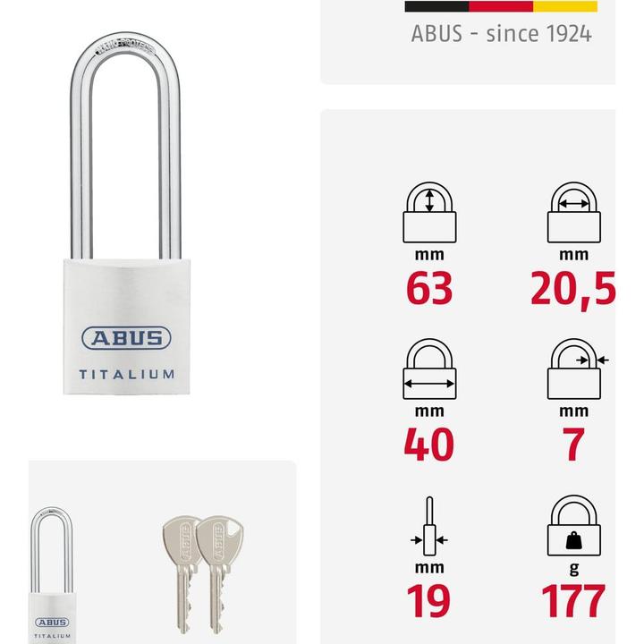 Immagine prodotto Abus Lucchetto 80TI / 40 HB 63