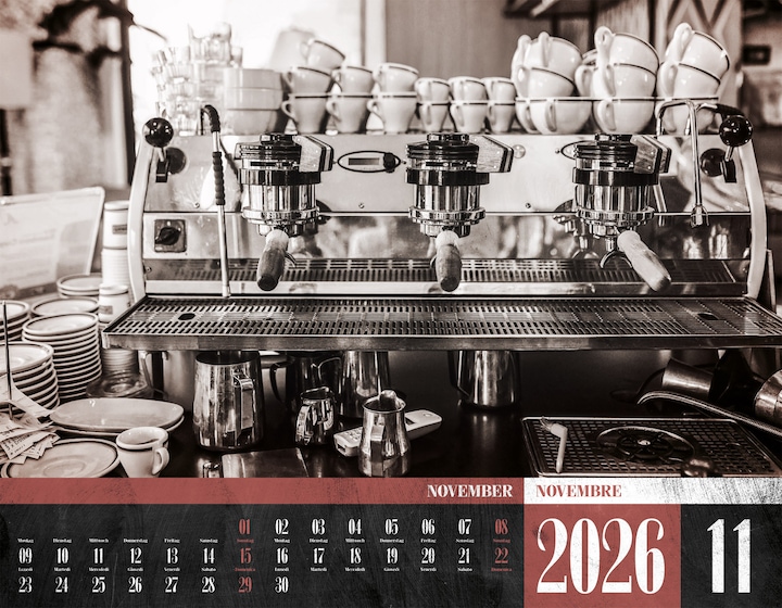Produktbild La Dolce Vita - Italienische Lebensart Kalender 2026 (54 x 42 cm, Harter Einband, Italienisch, Deutsch)