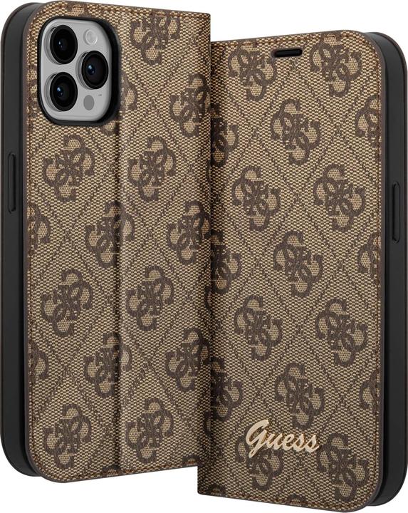 Immagine prodotto Guess GUBKP14XHG4SHW iPhone 14 Pro Max 6.7" brązowy/marrone libro 4G Vintage Gold Logo (Apple iPhone 14 Pro Max)