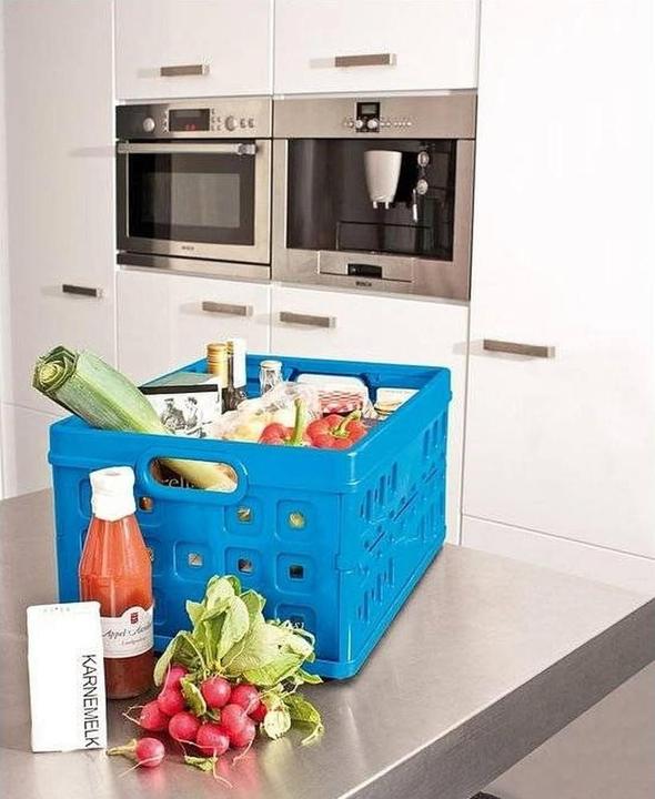 Produktbild Sunware Square Klappbox, Inhalt 32 oder 46 Liter, 30 kg Tragkraft, für Lebensmittel (36 cm, 32 l, 1x)