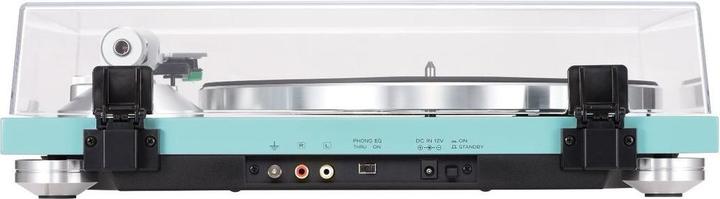 Actual product image TEAC TN-400BT-X Bluetooth Turntable Turquoise