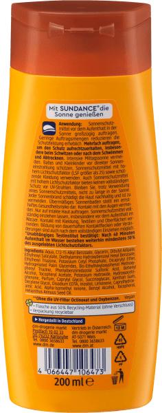Immagine prodotto dm Sundance Protezione e abbronzatura (Latte solare, SPF 30, 200 ml)