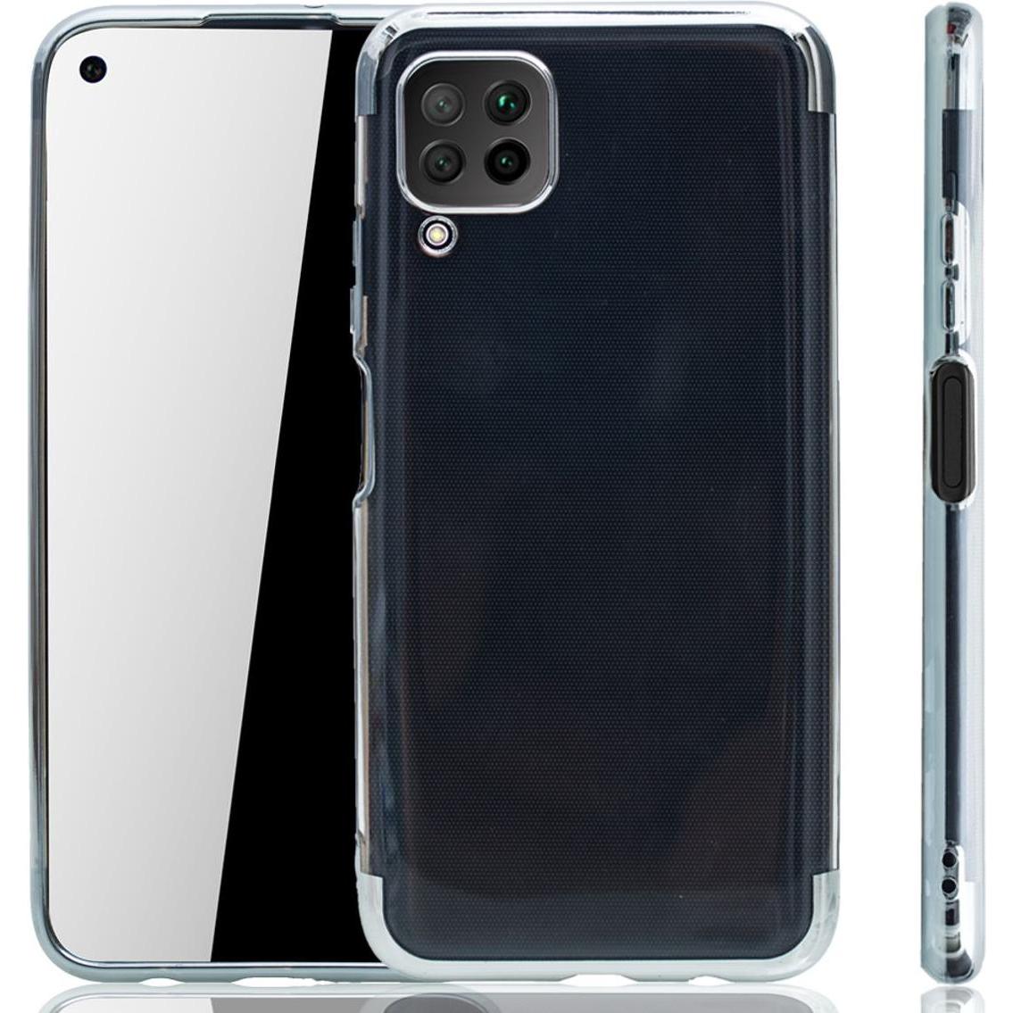 König Design Huawei P40 Lite Hülle Case Handy Cover Schutz Tasche Schutzhülle Etui Silber (Huawei P40 Lite), Smartphone ...