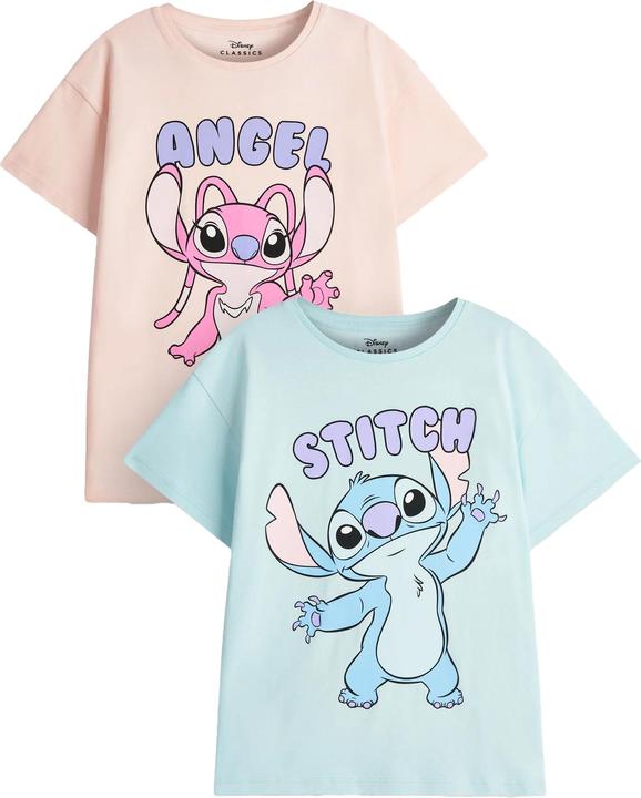 Produktbild Lilo & Stitch TShirt Mädchen(2erPack) kurzärmlig (158, 164)