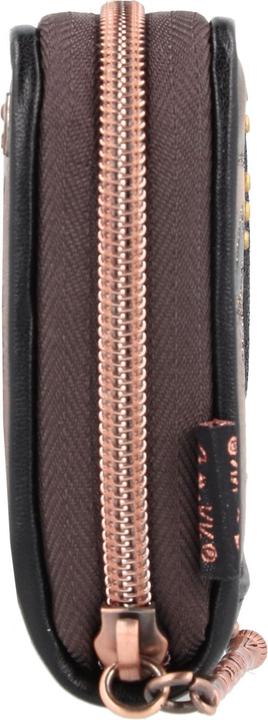 Actual product image Anekke Shoen Black wallet RFID protection 21 cm