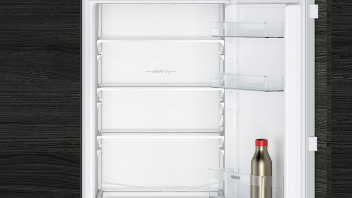 Produktbild Siemens iQ100, built-in fridge-freezer with freezer at bottom, 177.2 x 54.1 cm, flat hinge, KI86VNFE0 (267 l)