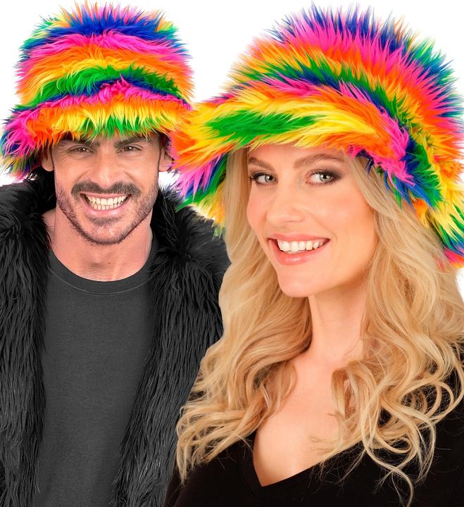 Produktbild Widmann Regenbogen Plüsch Anglerhut