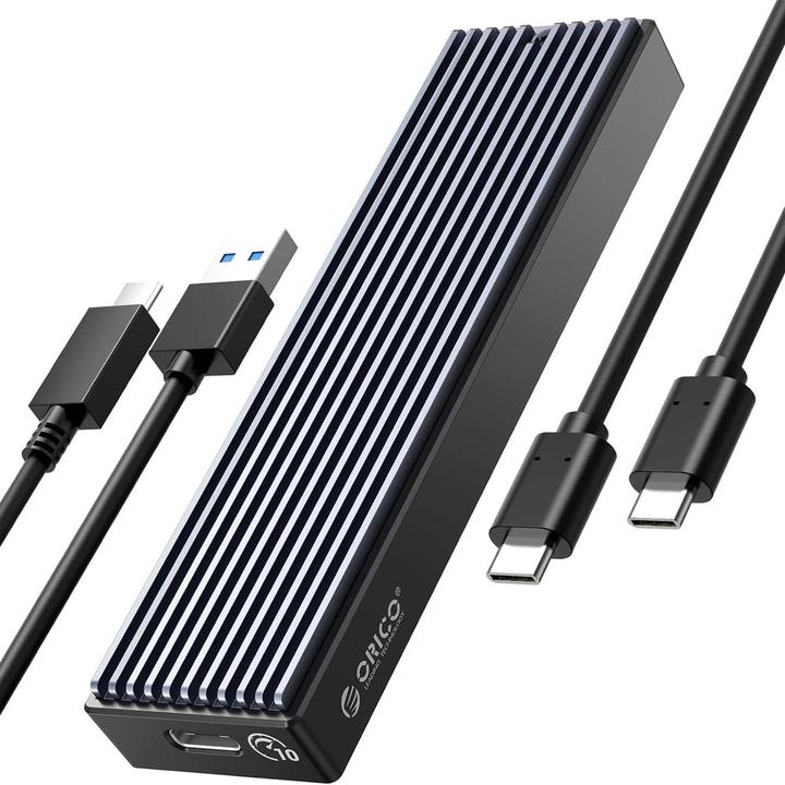 Actual product image Orico M.2 NVMe Pocket" - USB-C 3.2 Gen 2 (M2PV-C3-BK-EP) (M.2)