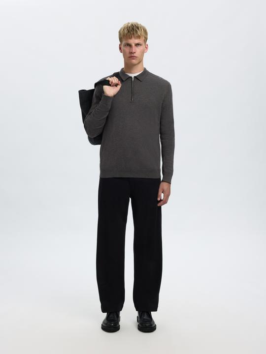 Produktbild Selected Homme Strick Langarm-Poloshirt (XXL)