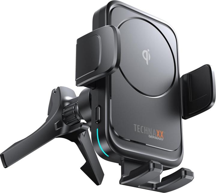 Produktbild Technaxx Kfz-Smartphone-Halterung, Qi-kompatibel, 15 Watt