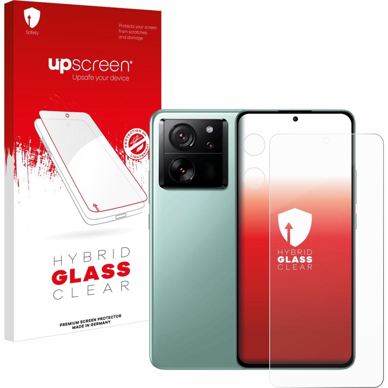 upscreen Scratch Shield Panzerglasfolie (1 Stück, Xiaomi 13T Pro), Smartphone Schutzfolie, Transparent