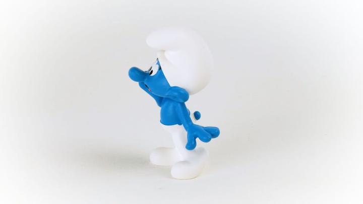 Actual product image Schleich Scaredy-cat Smurf