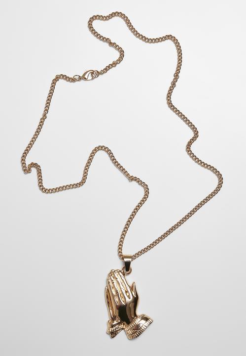 Produktbild Urban Classics Pray Hands Necklace (Array, Oberstoff 1: 60% Zink Legierung 40% Eisen)