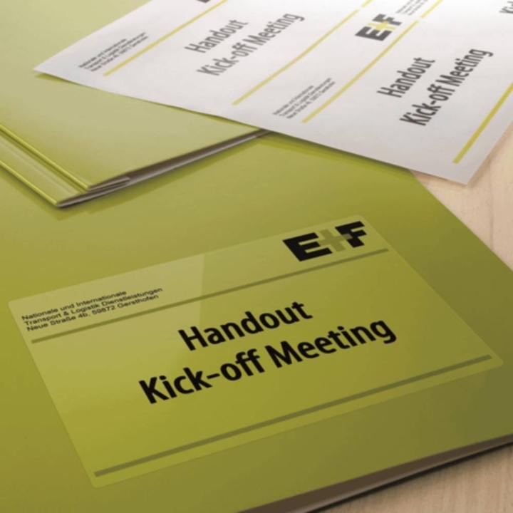 Actual product image Herma Transparent labels A3