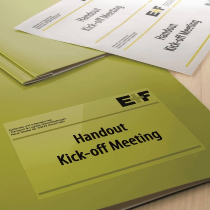 Produktbild Herma Transparente Etiketten A3
