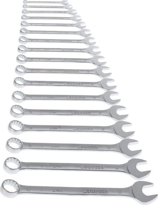 Image du produit Gedore 7-017 Jeu de clés mixtes 17 pièces profil UD 6-22 mm (22 mm)