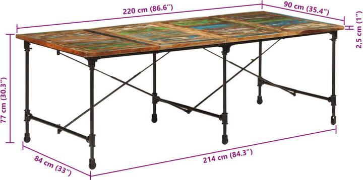 Actual product image VidaXL Sydelle (240 x 90 x 76 cm)