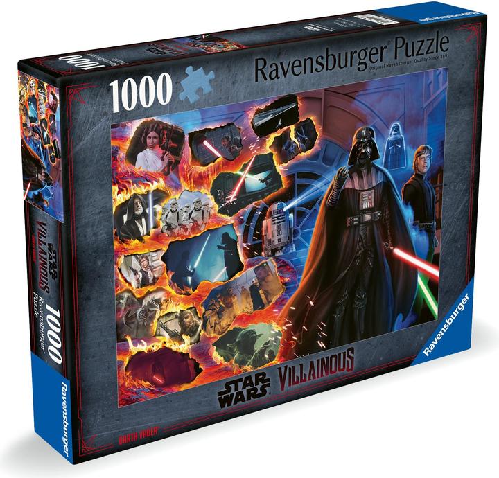 Productafbeelding Ravensburger Puzzel 12000267 - Darth Vader - 1000 stukjes Star Wars Schurkenpuzzel voor volwassenen (1000 onderdelen)