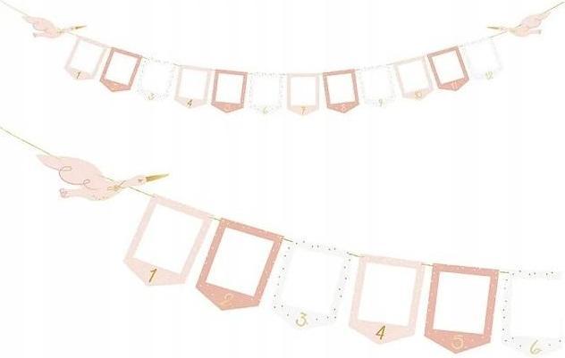 Produktbild Partydeco Guirlande - Cadre photos rose (1 Stk.)