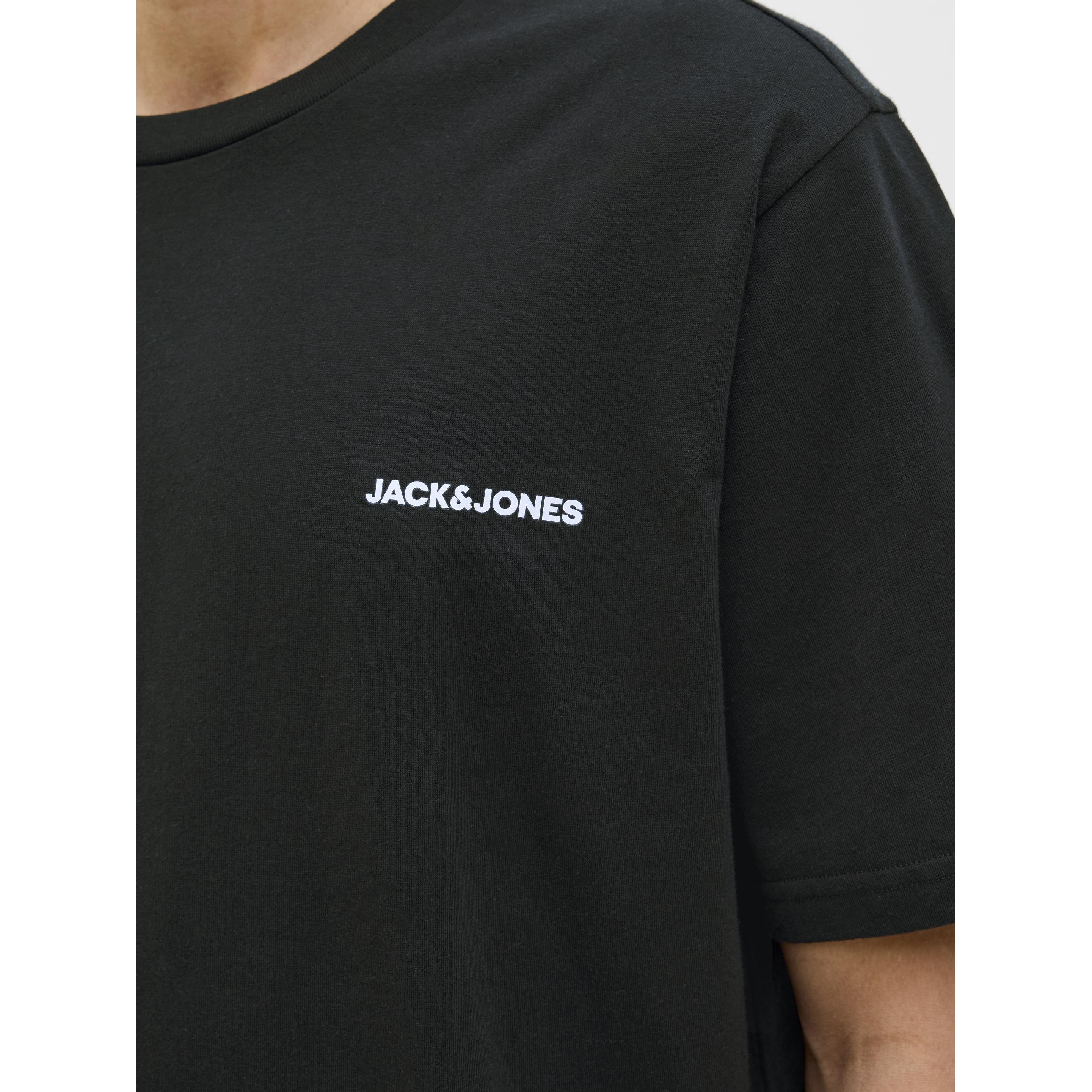Thumbnail - Jack & Jones, Herren, Pyjama, Jaceverest Tee And Shorts Set, Schwarz, (XXL)
