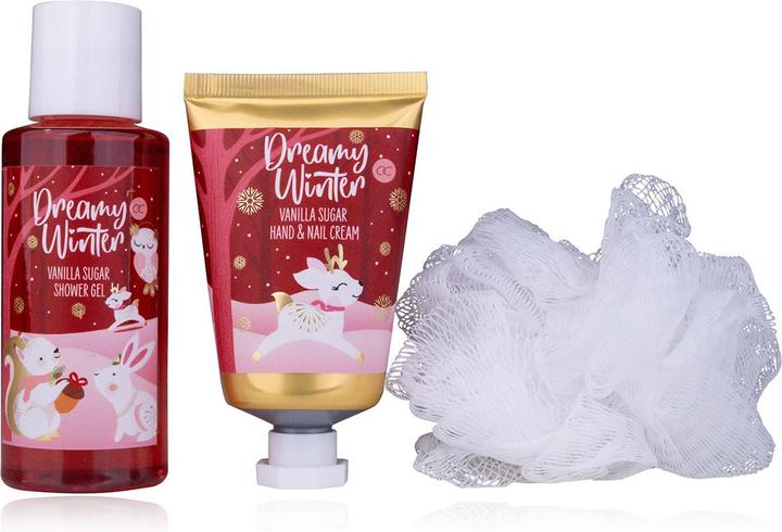 Immagine prodotto Accentra Set da bagno DREAMY WINTER in trousse da 100 pezzi (Set per la cura dei capelli)