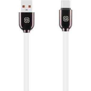 Obal:Me Sleek USB-A/USB-C-Kabel Weiss, Cavo USB